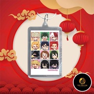 My Hero Academia Deku Bakugou Izuku Midoriya Acrylic Keychain with Cartoon Print