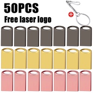 Mini customize Logo 50pcs USB Sticks 4GB 8GB Creative Pen Drive 16GB 32GB Car Music Gift High-Speed 