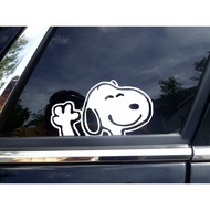 Cartoon Cartoon Snoopy Car Sticker Locomotive Sticker Car Rear Tail Sticker Window Sticker
