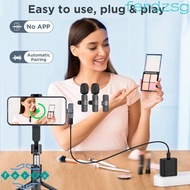 JENNIFERDZSG K9 Mini Lavalier Microphone, Portable Professional Mini Lapel Mic, Wireless Noise Reduc