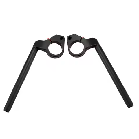 A64P-1 Pair Motorcycle Separate Handlebar Handle Bar Fork Clipon Steering Stem Handle For 250SR CF25