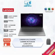 Lenovo LOQ 15IAX9E 83LK009YMJ Gaming Notebook - Luna Grey(I5-12450HX/8GB/512GB NVME/15.6"FHD IPS)