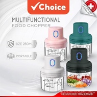 Cordless Tanpa Wired Chopper Blender Rechargeable USB Garlic Puree Chilli Electric Garlic Stirrer