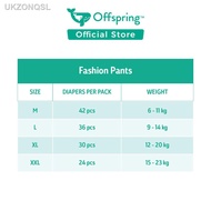 [readystock]✙Offspring Fashion Pants Diaper - XL (120 Pcs) [Bundle of 4]