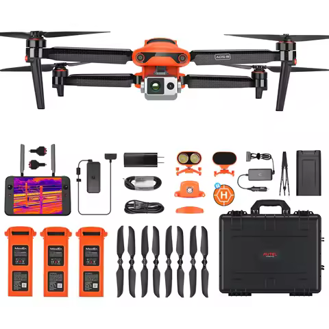 Autel Robotics Drones EVO II Dual 640T Enterprise V3 Professional 640*512 30Hz Thermal&8" RYYB CMOS