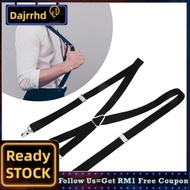 Dajrrhd CFTGIW Mens Suspenders Stretchable 2.5x110cm 1.0x43.3in Comfortable Fit 4 Metal Buckles P fo