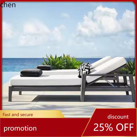 CZ Custom Outdoor Lounger Bed Courtyard Open-Air Swimming Pool Sunbed Waterproof Outdoor Beach Chair