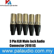 XIANSHENG 3 Pin Xlr Male Jack Audio Connector XS-2010 - 10Pc