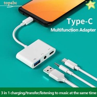 GORROS Type-C to 3.5m Tablet Headphone 3 in 1 Data Transmission