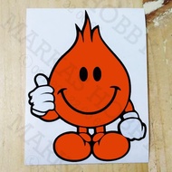 FLAMEBOY World Industries Skate Stickers