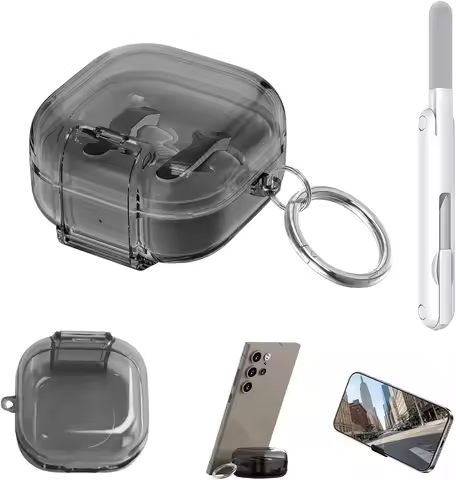 Protection Cover for samsung galaxy buds4 pro/buds 4 2026 earbuds Highly Transparent Anti-Yellowing 