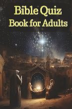 Bible Quiz Book for Adults: Trivia book with Easy-to-Read Print about the Bible, and More| 6×9 inche