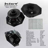 Komponen Speaker BETAVO B18-V520 II 18 Inch 1300 Watt Original