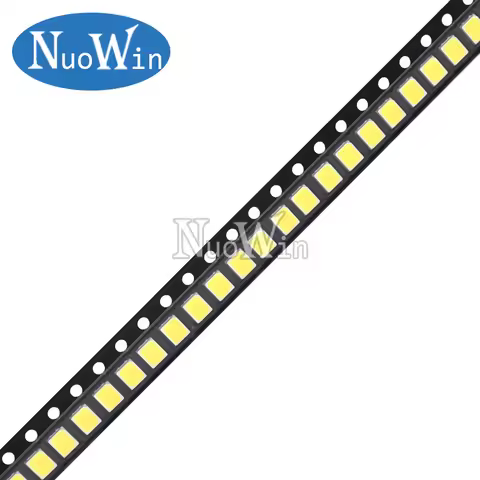 100pcs 2835 LED SMD White 6000K - 6500K 18V 9V 6V 3V High Power Light 1W 0.2W 0.3W 0.5W Chip high vo