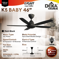 🔥HOT🔥DEKA F5DC BABY PRO 46" | FANZO TURBO 42" | ECO-542 42" 5 Blades Ceiling Fan with Light | DC Mot
