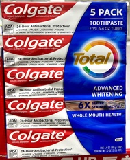Costco好市多 Colgate 高露潔 全效潔白牙膏 181公克x5入  whitening