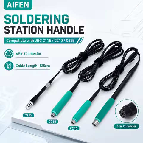 AIFEN Soldering Iron Handle for C210 C245 C115 Tips Compatible with A9 A9Pro Soldering Station Repla