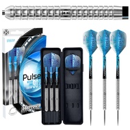 Harrows Pulse 90% Tungsten Steel Tip Darts Set 21g, 22g, 23g, 24g, 25g & 26g - Includes Recessed Cur