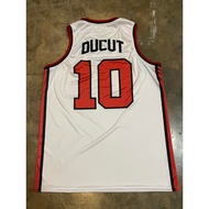 PBA RETRO JERSEY | GINEBRA SAN MIGUEL WHITE ED DUCUT #10 JAWORSKI #7 | FULL SUBLIMATION JERSEY