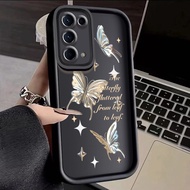 For OPPO Reno 5 Pro Reno 3 5G Reno 2 Case Flowers Butterfly Angel Eyes Stepped Thin Cover Shockproof Thicken All Inclusive Protection Cases