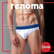 NEW - RENOMA BRAND UNDERWEAR 3-PIECES BRIEF Pro Stretch + Cotton (RANDOM COLOR)