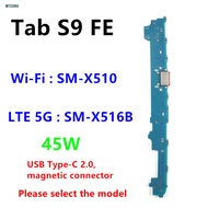 For Samsung Galaxy Tab S9 FE SM-X510 SM-X515 X516B 45W USB Charge Port Jack Dock Connector Charging 