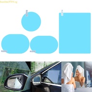 SUN 12 pcs Car Rearview Mirror Protective AntiRain Coating Car Mirror Window Clear Film Waterproof Car Sticker AntiRain