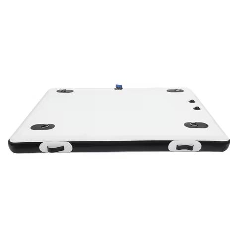 Inflatable Boats, Canoe Trolley Cart, Kayak, 2m Folding Floating Fishing Platform for Outboard Motor