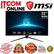 MSI 32'' CURVE 2K 170HZ LED GAMING MONITOR (G32CQ5P) VA/WQHD/1MS/DP/HDMIx2/FS/VESA