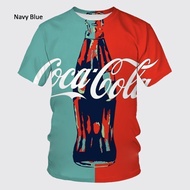 Tshirt XS-5XL Coca-Cola 3D Printed T-Shirt For Men XS-5XL