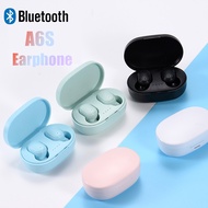 zczrlumbnyA6s Tws Earphone Wireless Earbuds For Xiaomi Redmi Noise Cancelling Headsets With Mic Handsfree Headphones - E