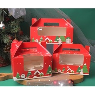 Christmas cupcake box xmas festive packaging box cupcake