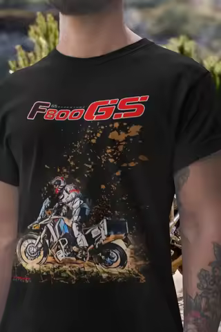 207@EY T Shirt inspired B.MW F 800 GS Adventure Motorcycle T Shirt Sport Off Road Rider Tee Dakar Tr
