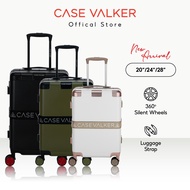 Case Valker NOAH PC Aluminum Frame Hard Case Luggage Bag Suitcase (20" + 24" + 28") Beg Bagasi