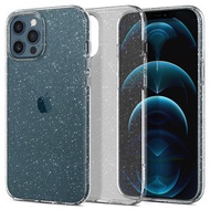 iPhone 12 Pro Max Liquid Crystal Glitter 保護殼 - 透明