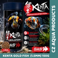 ZULPET CZ AQUA PRODUCTS KENTA Goldfish GAS Release Formula 150g Premium Sinking Pellets for Goldfish