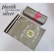Polymailer Plastic 35×45 Silver/Olshop Silver Plastic (50 lbs)