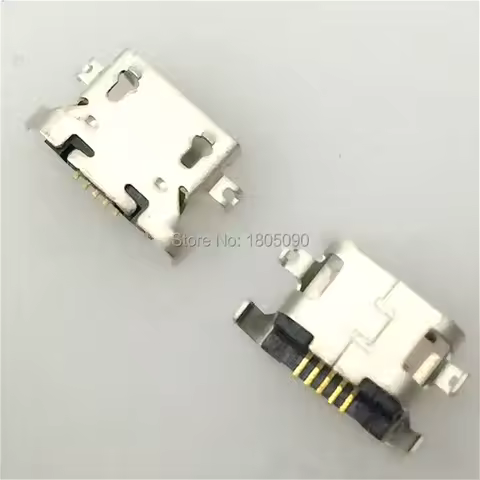 4000pcs Micro USB 5pin 1.27mm Charging port Dock Connector For Motorola Moto E3 G5 XT1672 XT1676 G4 