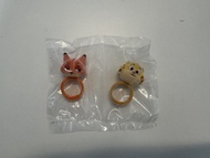 Zootopia戒指 上海迪士尼扭蛋 優獸大都會