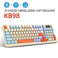 APAYADO KB98 Three-mode Wireless Bluetooth Gaming Keyboard with 98 Keys