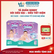 [LARGE SAVING PACKAGE] Bobby Ultra+ diapers/diapers all sizes M96/L88/XL76/XXL70/3XL24 for babies up