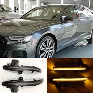 LED Dynamic Turn Signal Light Side Wing Mirror Sequential Indicator Blinker Lamp For Audi A6 C8 4K A