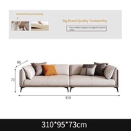 Oylif โซฟาหนังแท้ Italian sofa ห้องนั่งเล่น โซฟารับแขก 4ที่นั่ง luxury sofa L Shape 276 x 173 x 73 cm OY-1035 180*95*73cm One