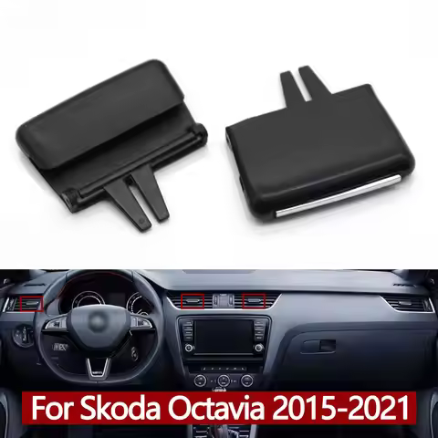 Car Front Air Conditioning AC Vent Grille Outlet Slider Tab Clip Repair For Skoda Octavia 2015-2021 