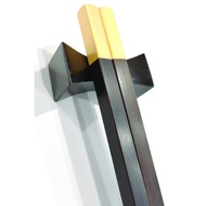 plain gold top design | Ebony Wood Chopsticks and Holders Dining Set