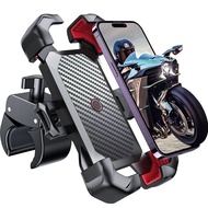 Metal Gravity Holder Stand Motorcycle Bicycle Mountain Bike Mobile Phone Bracket Rotatable Cell Phone Live Stream Fixed Frame