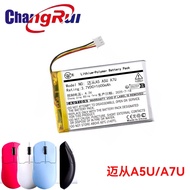 1500mAh Suitable for MCHOSE From G3 A5 A7 Ultra PROMAX Wireless Mouse Battery