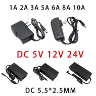 อะแดปเตอร์ไฟ AC DC 5V12V แหล่งจ่ายไฟ 24V 1A 2A 3A AC DC 220V ถึง 12V อะแดปเตอร์ไฟ 5 12 24 V