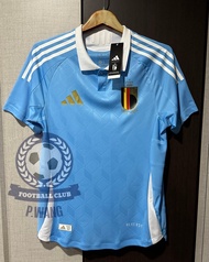 New !!! เสื้อฟุตบอลทีมชาติ เบลเยี่ยม Away เยือน ยูโร 2024 [ PLAYER ] เกรดนักเตะ สีฟ้า ตรงต้นฉบับแน่นอน กล้ารับประกันคุณภาพสินค้า