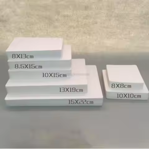 New Postcards 100pcs 8x8/10x10/8x13/9x15/13x19/15x22cm Paper Card 350gsm Diy Message Board Round Cor